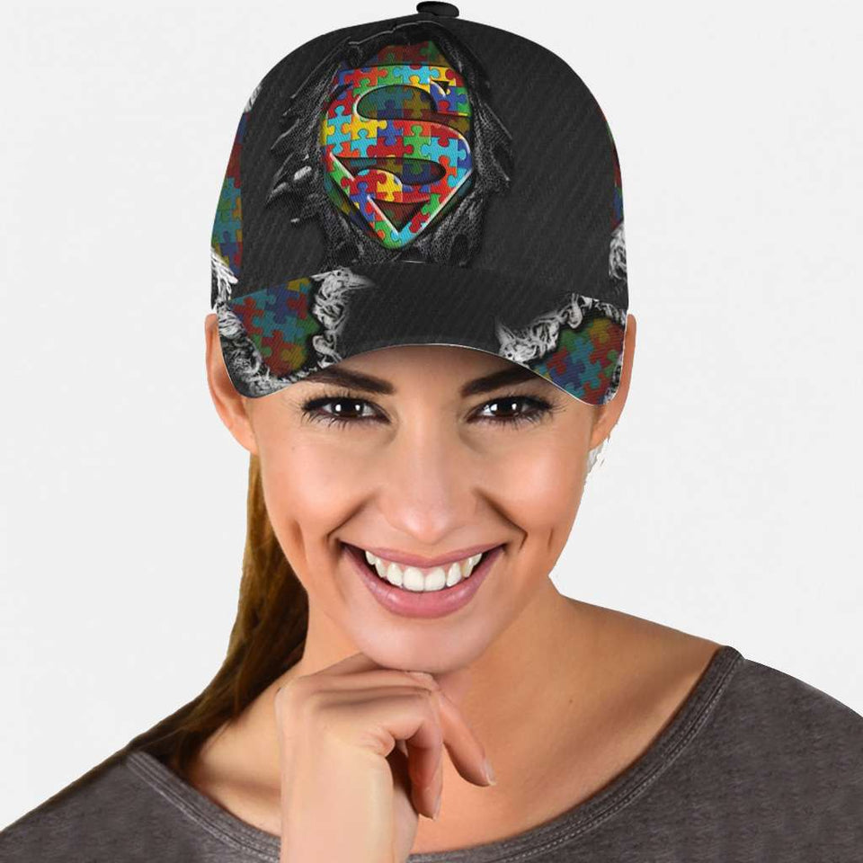 Patron de jean Autisme - Casquette classique Sensibilisation à l'autisme 0921