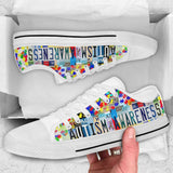 Chaussures basses de sensibilisation à l'autisme 0921