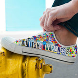 Chaussures basses de sensibilisation à l'autisme 0921