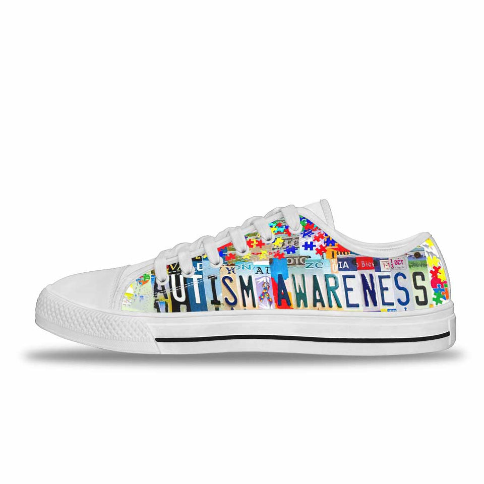 Chaussures basses de sensibilisation à l'autisme 0921