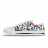 Chaussures basses de sensibilisation à l'autisme 0921