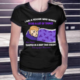 I Am A Person Who Wants To Do A Lot Of Things - Personalized Fibromyalgia Awareness T-shirt and Hoodie