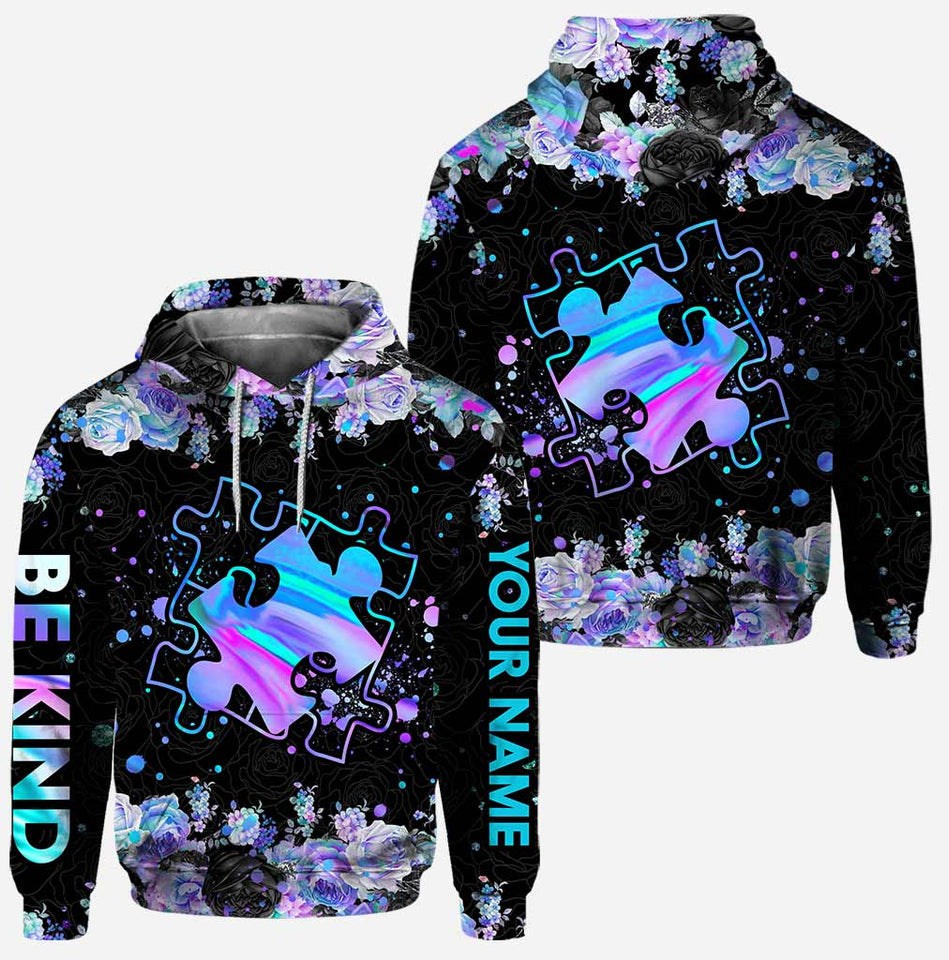 J'aime l'autisme - Sweat à capuche et legging personnalisés pour sensibiliser le public