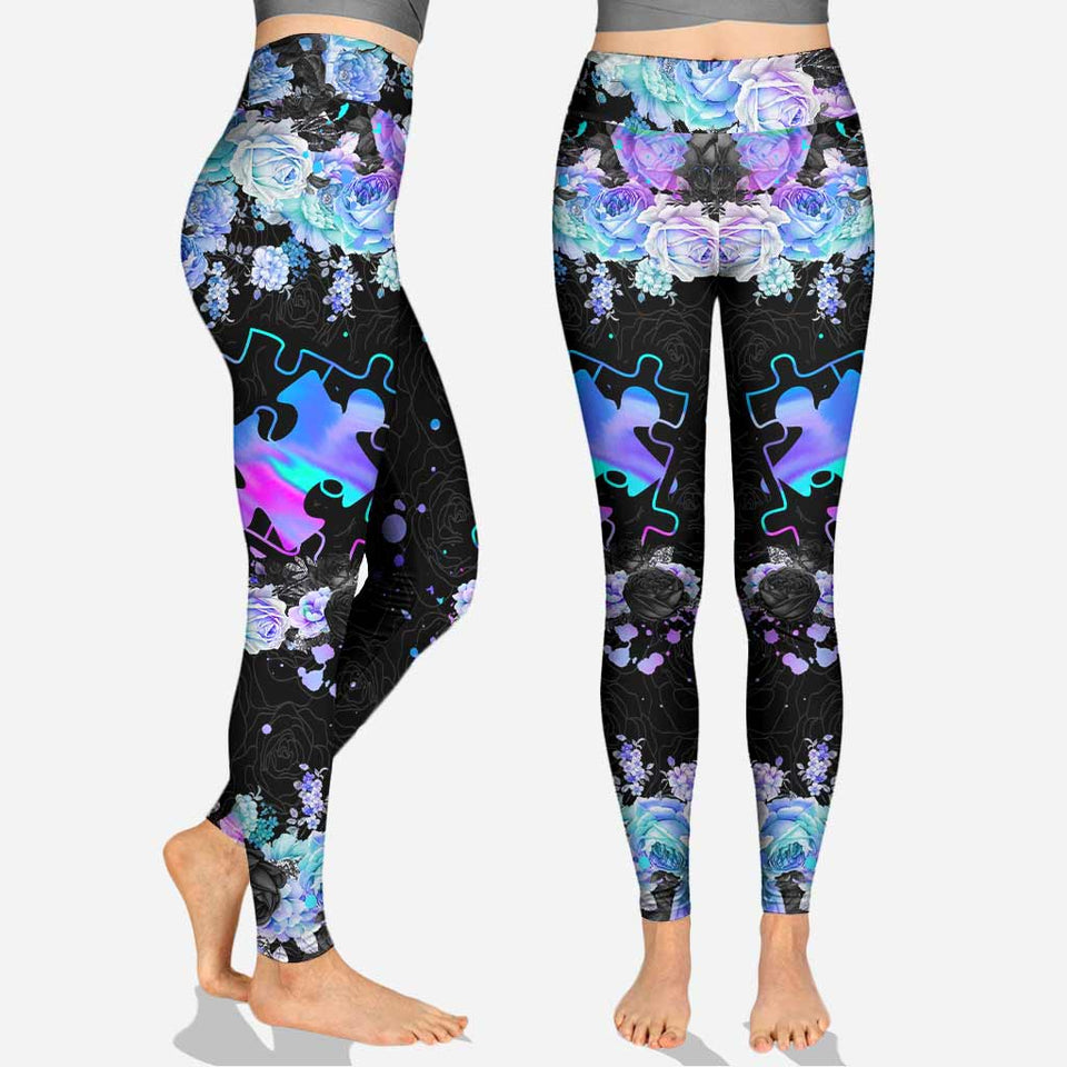 J'aime l'autisme - Sweat à capuche et legging personnalisés pour sensibiliser le public