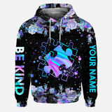 J'aime l'autisme - Sweat à capuche et legging personnalisés pour sensibiliser le public