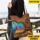 A Big Piece Of My Heart - Autism Awareness Personalized Tote Bag