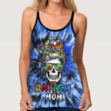 Autism Mom - Autism Awareness Cross Tank Top