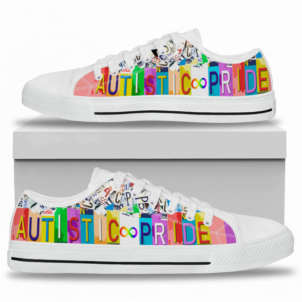 Fierté Autiste - Chaussures basses de sensibilisation à l'autisme