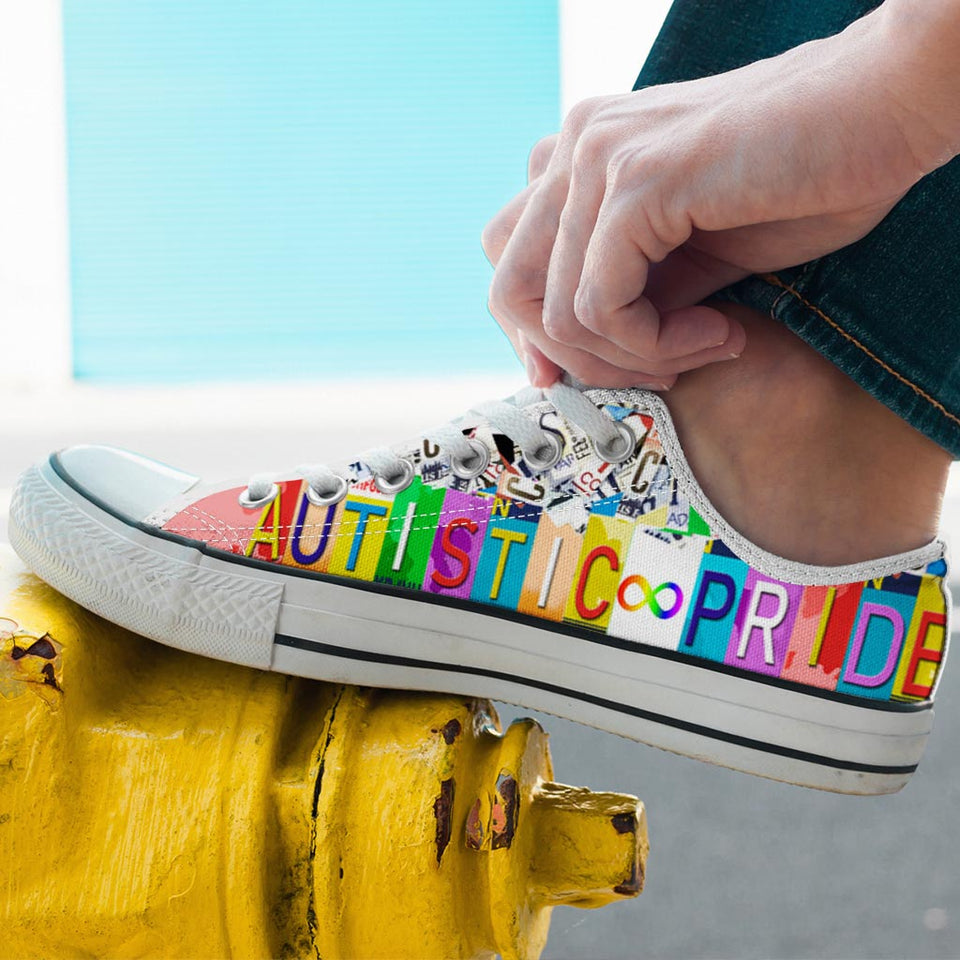 Fierté Autiste - Chaussures basses de sensibilisation à l'autisme