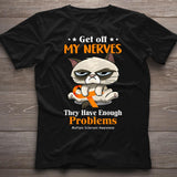 Laissez-moi tranquille ! – T-shirt et sweat à capuche de sensibilisation à la sclérose en plaques 092021