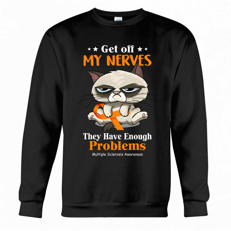 Laissez-moi tranquille ! – T-shirt et sweat à capuche de sensibilisation à la sclérose en plaques 092021