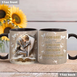 God Says I am Warrior - Personalized Christian Accent Mug