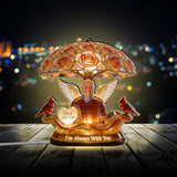 Veilleuse LED personnalisée en acrylique, illuminez-moi quand vous me manquerez !