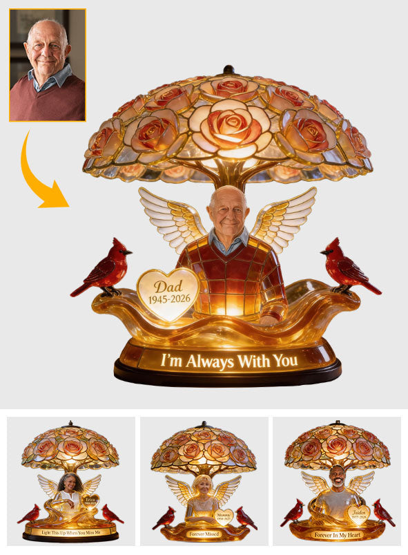 Veilleuse LED personnalisée en acrylique, illuminez-moi quand vous me manquerez !