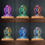 Mom And Kid - Personalized Autism Awareness Custom Shaped Acrylic Plaque