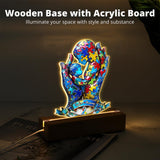 Mom And Kid - Personalized Autism Awareness Custom Shaped Acrylic Plaque