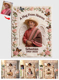 Memorial Gift, A Hug From Heaven - Personalized Memorial Blanket