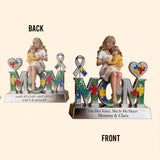 Autism Mom - Personalized Autism Awareness Custom Shaped Acrylic Plaque