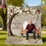 A Hug From Heaven - Personalized Memorial Blanket