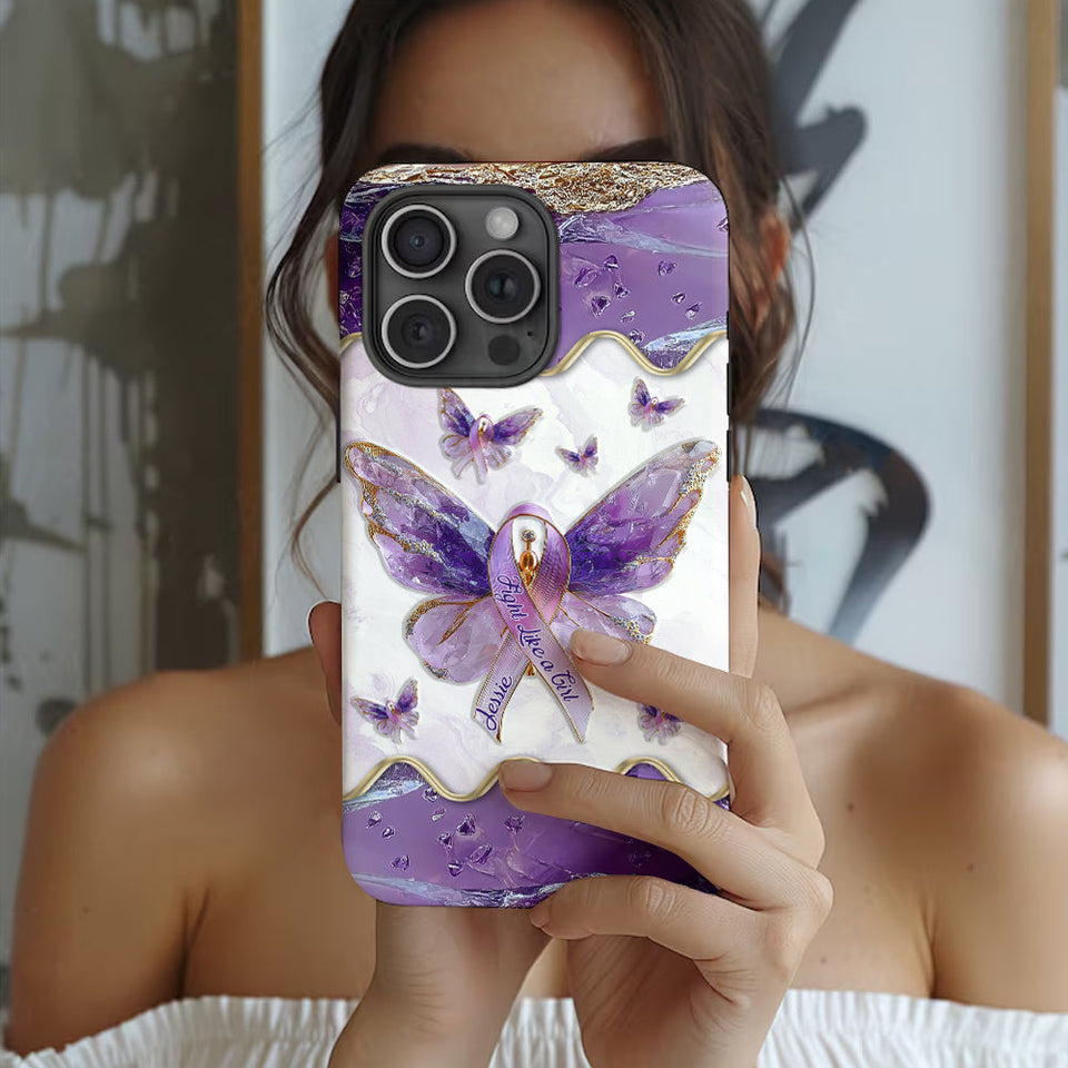 Fight Like a Girl - Personalized Lupus Awareness Full Print Phone Case