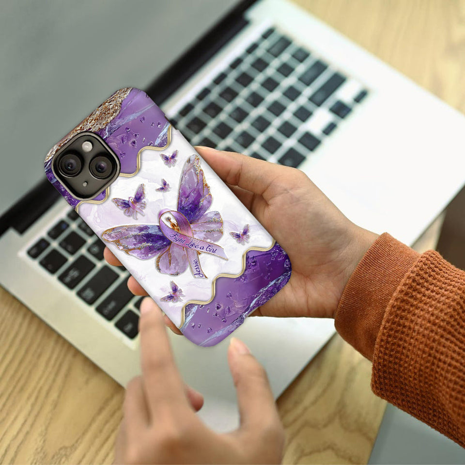 Fight Like a Girl - Personalized Lupus Awareness Full Print Phone Case