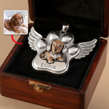 In Loving Memory - Personalized Memorial Custom Shaped Pendant Necklace