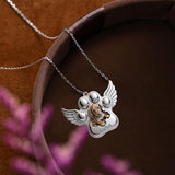 In Loving Memory - Personalized Memorial Custom Shaped Pendant Necklace