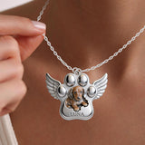In Loving Memory - Personalized Memorial Custom Shaped Pendant Necklace