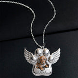 In Loving Memory - Personalized Memorial Custom Shaped Pendant Necklace