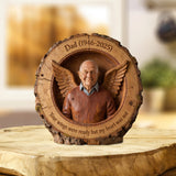 Your Wings Were Ready - Personalized Memorial Custom Shaped Acrylic Plaque