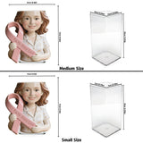 Custom Any Photo Breast Cancer Awareness - Personalized Breast Cancer Awareness Acrylic Pot