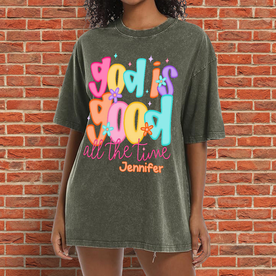 Dieu est bon - T-shirt chrétien personnalisé