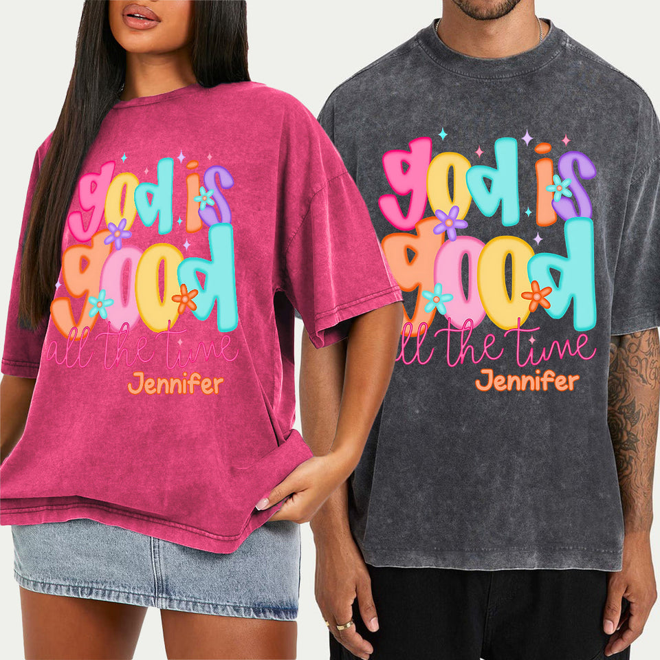 Dieu est bon - T-shirt chrétien personnalisé