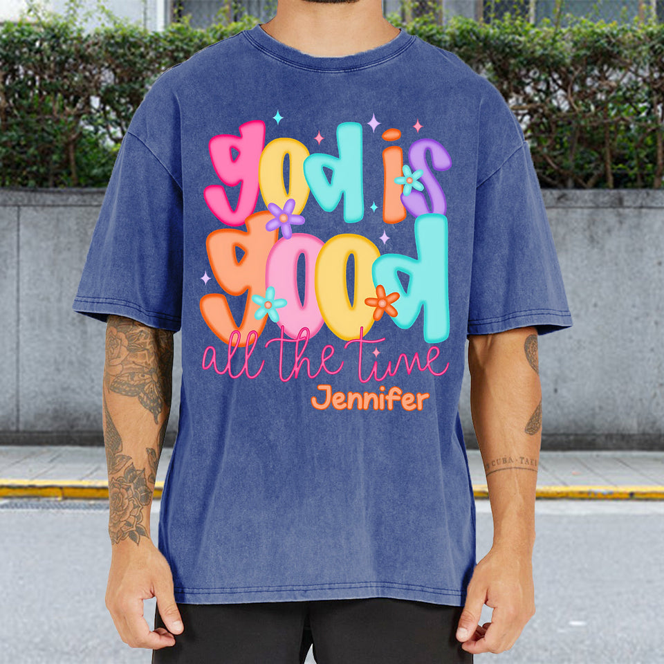 Dieu est bon - T-shirt chrétien personnalisé