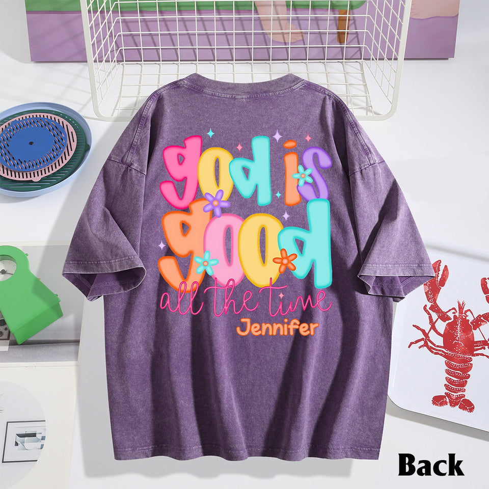 Dieu est bon - T-shirt chrétien personnalisé
