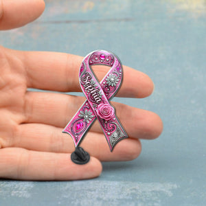 Sensibilisation au cancer du sein - Épinglette personnalisée de sensibilisation au cancer du sein
