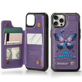 You Matter - Personalized Suicide Prevention Wallet Phone Case