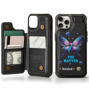 You Matter - Personalized Suicide Prevention Wallet Phone Case