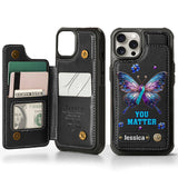 You Matter - Personalized Suicide Prevention Wallet Phone Case