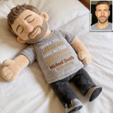 Hug This Pillow And Know I'm Here - Personalized Memorial Premium Faux Fur Pillow