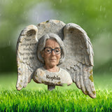 Tes ailes étaient prêtes, mais mon cœur ne l'était pas - Plaque commémorative personnalisée en acrylique pour jardin