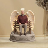 I'll Always Be With You - Personalized Memorial Custom Shaped Acrylic Plaque