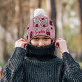 Nous portons du rose - Bonnet personnalisé pour la sensibilisation au cancer du sein