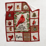 I Am Always With You - Personalized Memorial Blanket