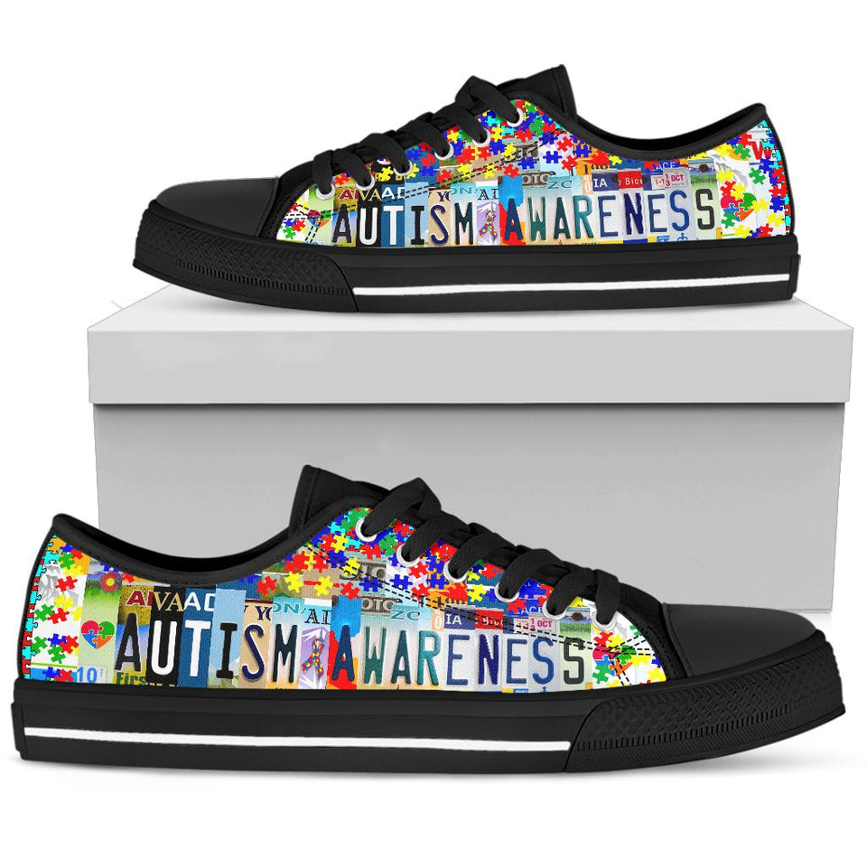 Chaussures basses de sensibilisation à l'autisme 0921