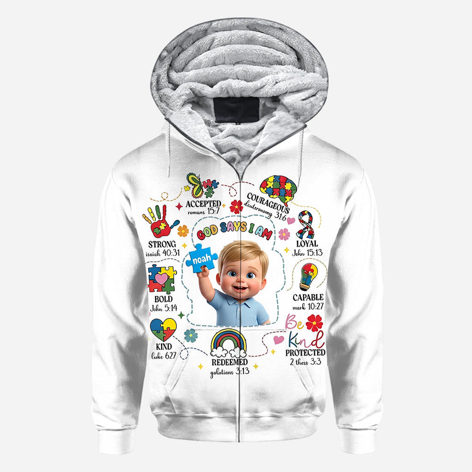 Autism Christian - Personalized Autism Awareness All Over Shirt