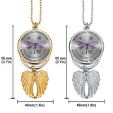 Dragonfly My Mind My Heart My Soul - Personalized Memorial Wings Ornament