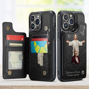 Faith & Memory - Personalized Memorial Fully Printed Wallet Phone Case