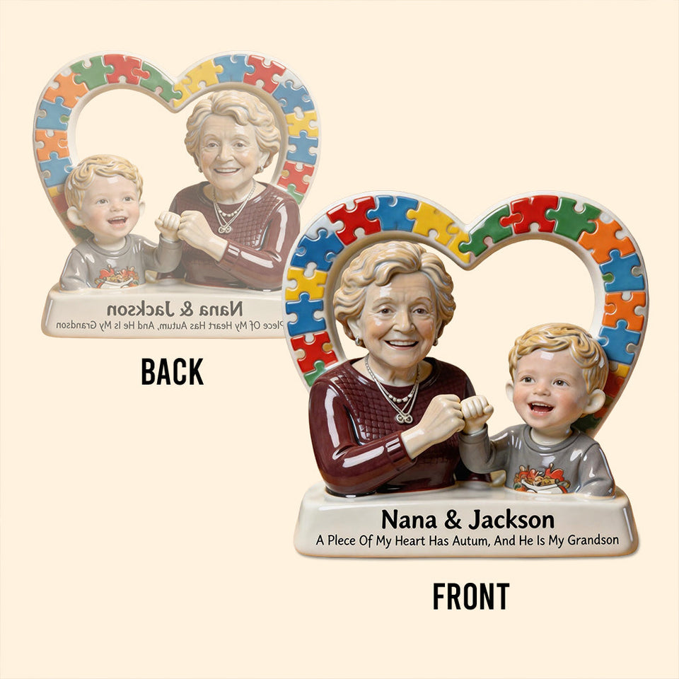 Autism Kid - Personalized Autism Awareness Custom Shaped Acrylic Plaque