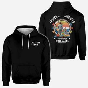 You'll Never Walk Alone - Personalized Autism Awareness All Over Shirt